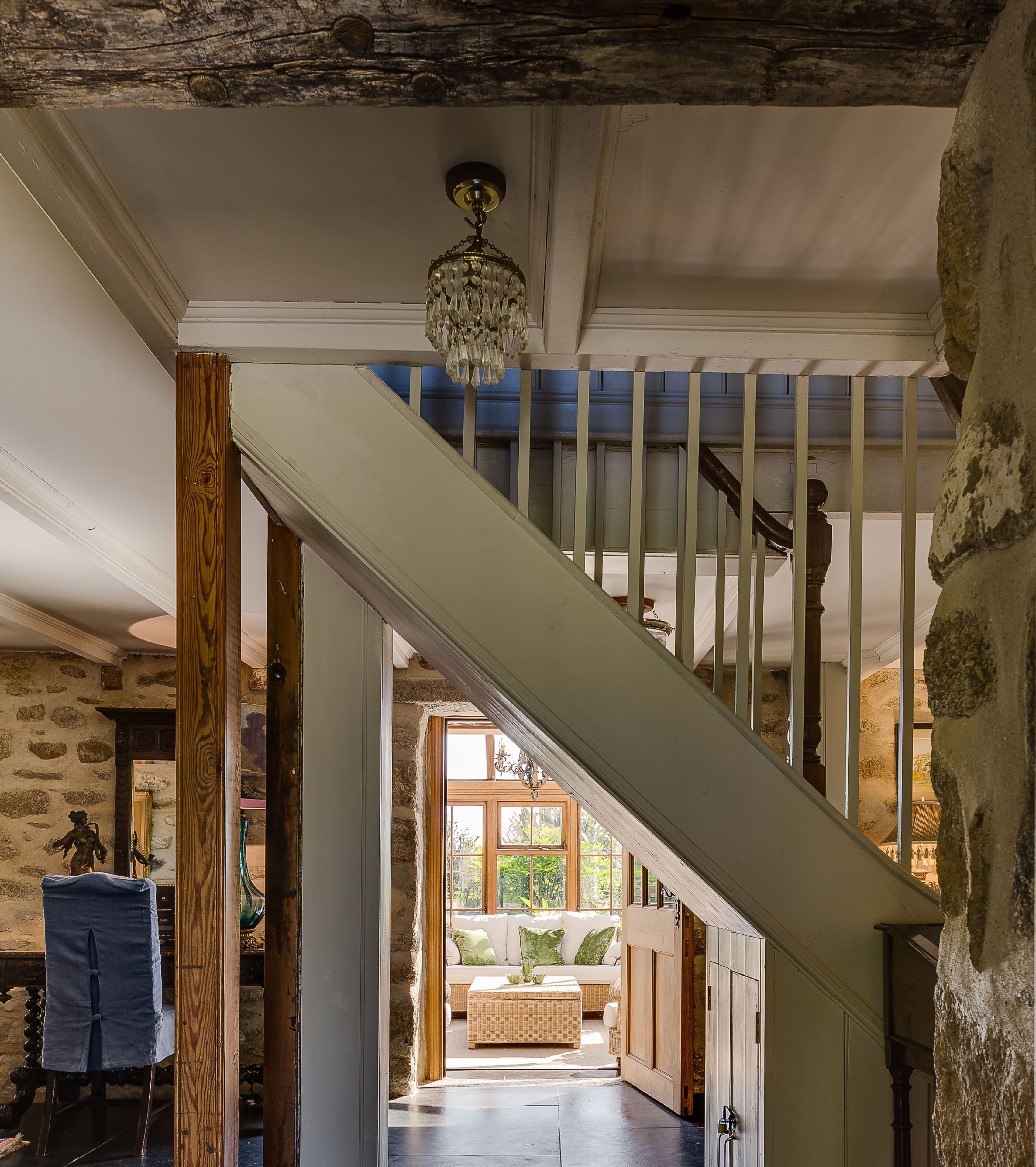 Character and style throughout Tregadjack Farmhouse