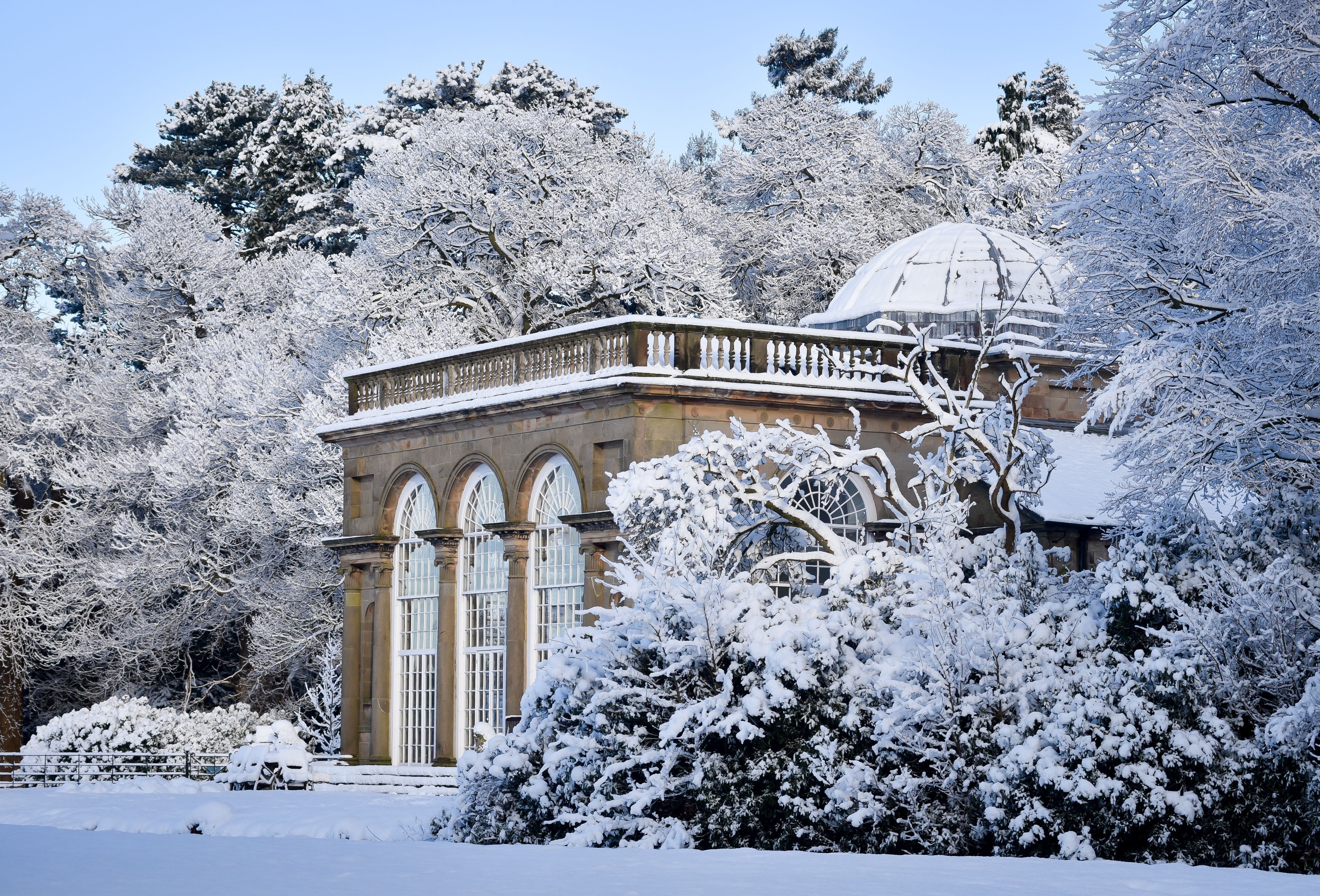 Temple of Diana in Winter