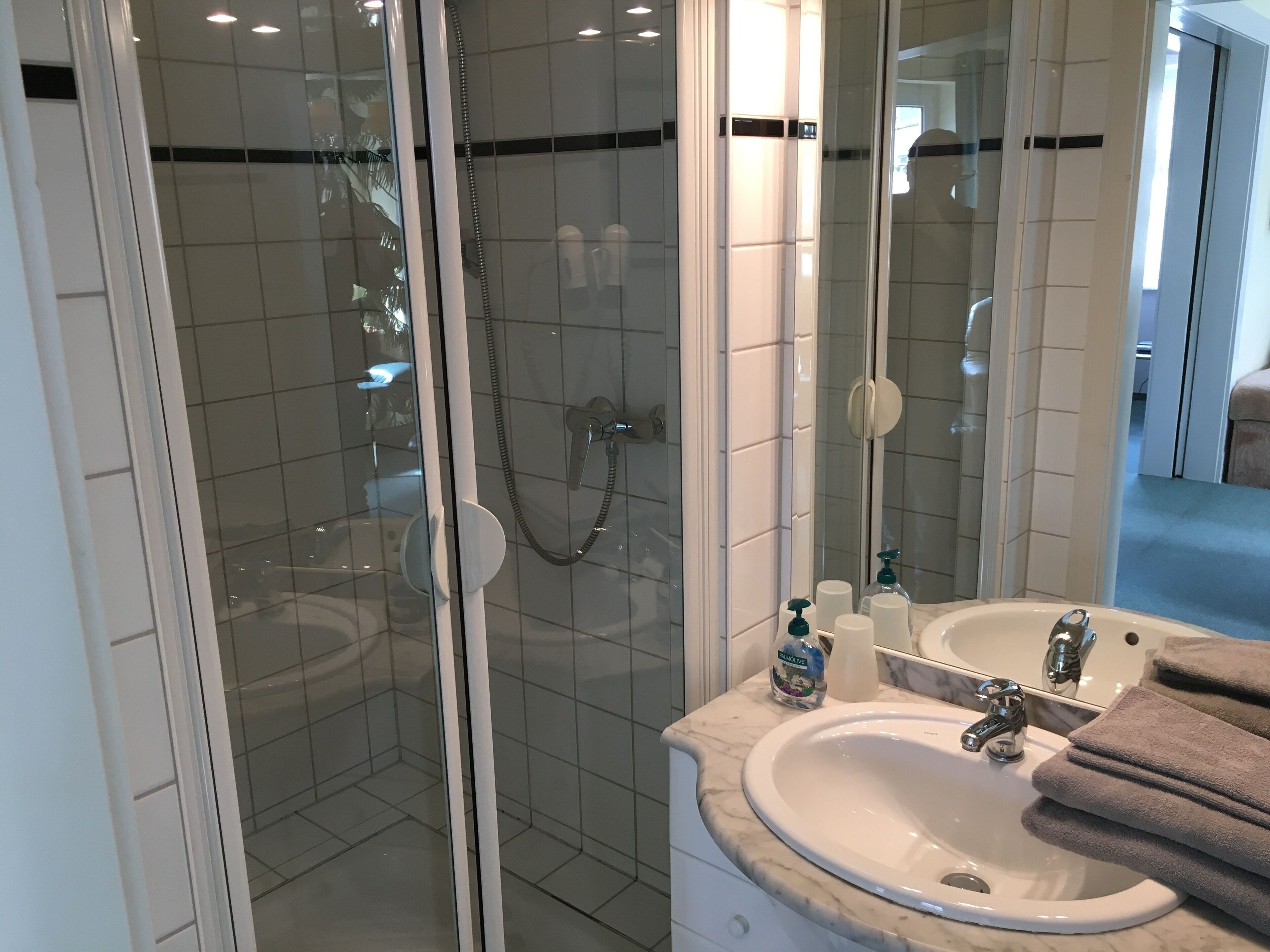 Suite | Salle de bain | Sèche-cheveux, serviettes fournies, savon, papier toilette