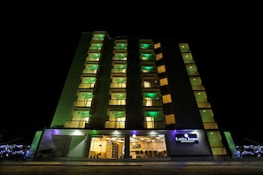Front of property - evening/night