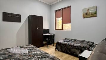 Egyptian cotton sheets, premium bedding, down duvets, in-room safe