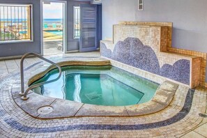 Indoor pool, a heated pool