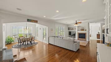 Televisión, chimenea, Netflix, Hulu