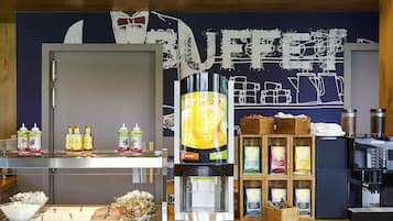 Daily buffet breakfast (EUR 15 per person)