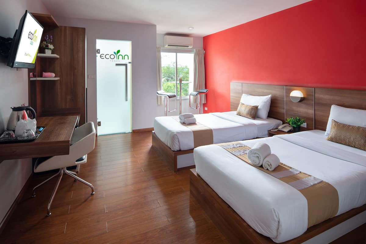 Deluxe, 2 Twin Beds, Non Smoking, City View | In-room safe, desk, laptop workspace, free WiFi