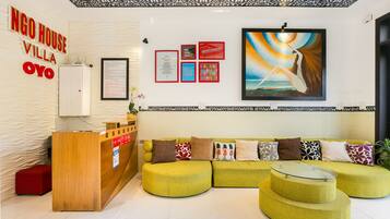 Sitteområde i lobbyen