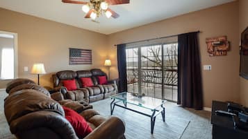 TV, fireplace, DVD player