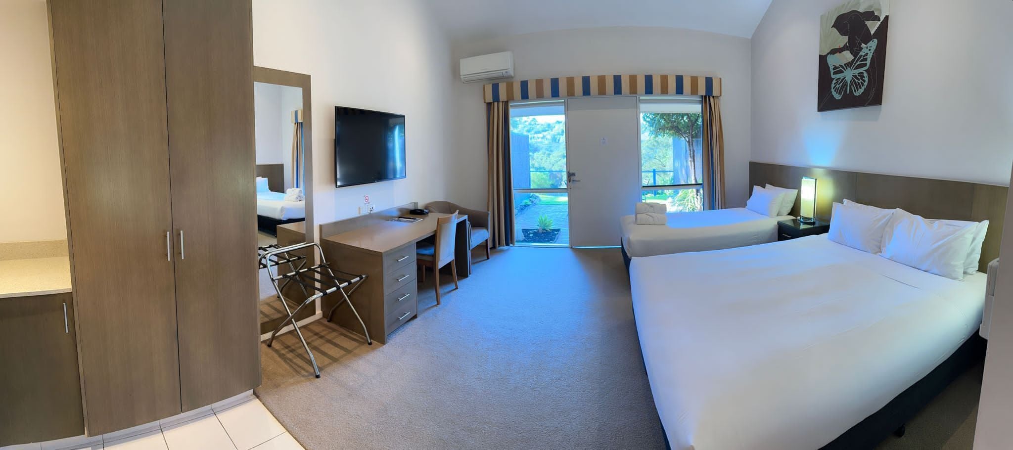 standard king & single | desk, laptop workspace, iron/ironing board, free wifi