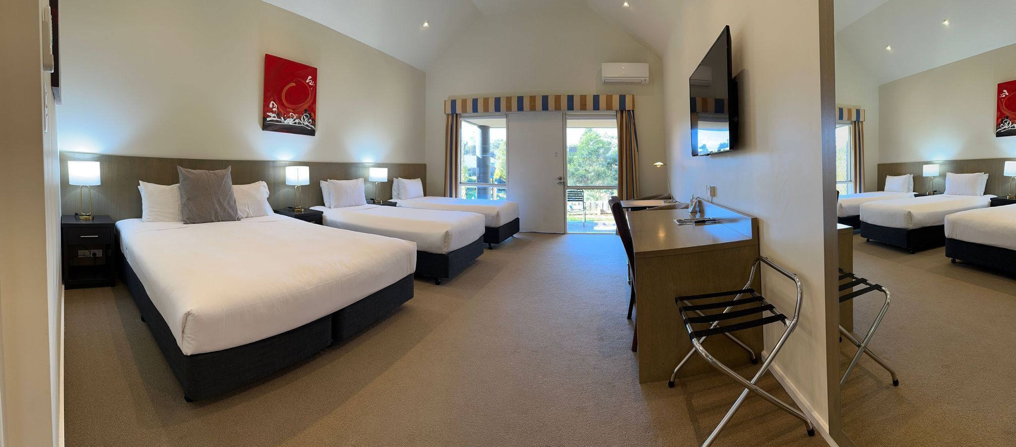 family room | living area | 50-inch flat-screen tv with digital channels, tv