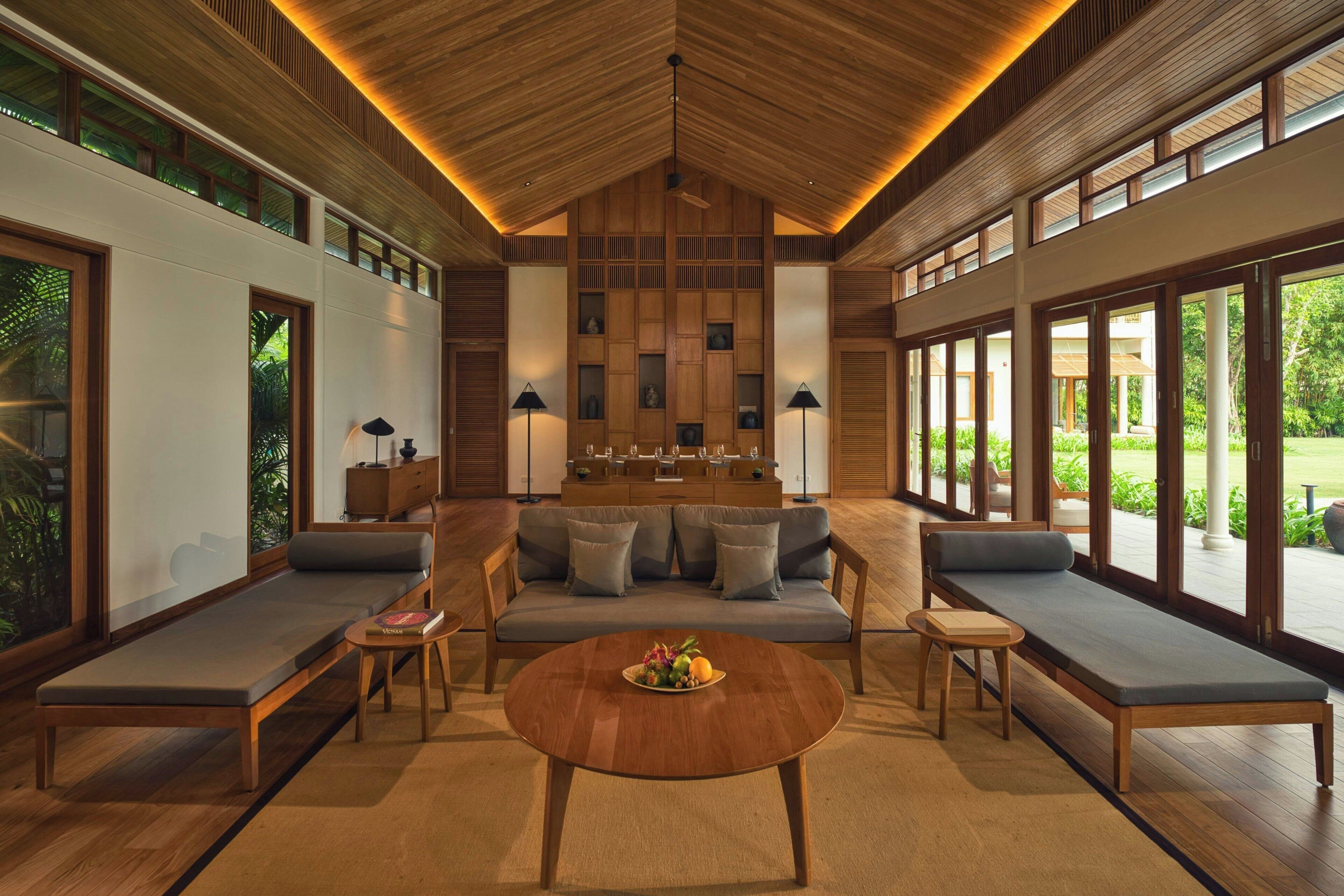 Villa, 4 Bedrooms, Private Pool, River View (Private Pool) | Living room | Flat-screen TV