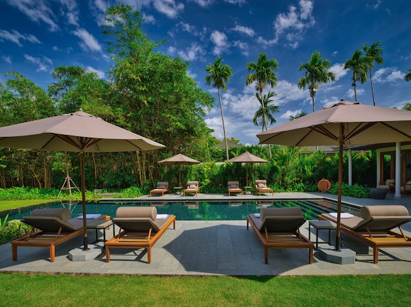 Villa - udsigt til flod | Privat pool