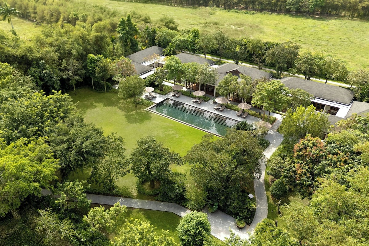 別墅, 5 間臥室, 私人泳池, 河景 (Private Pool) | 高級寢具、迷你吧、客房內保險箱、書桌