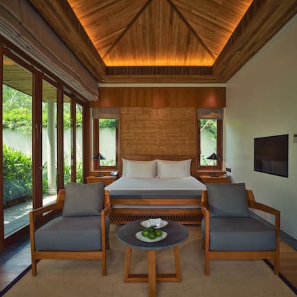 Garden Villa | Premium bedding, minibar, in-room safe, desk