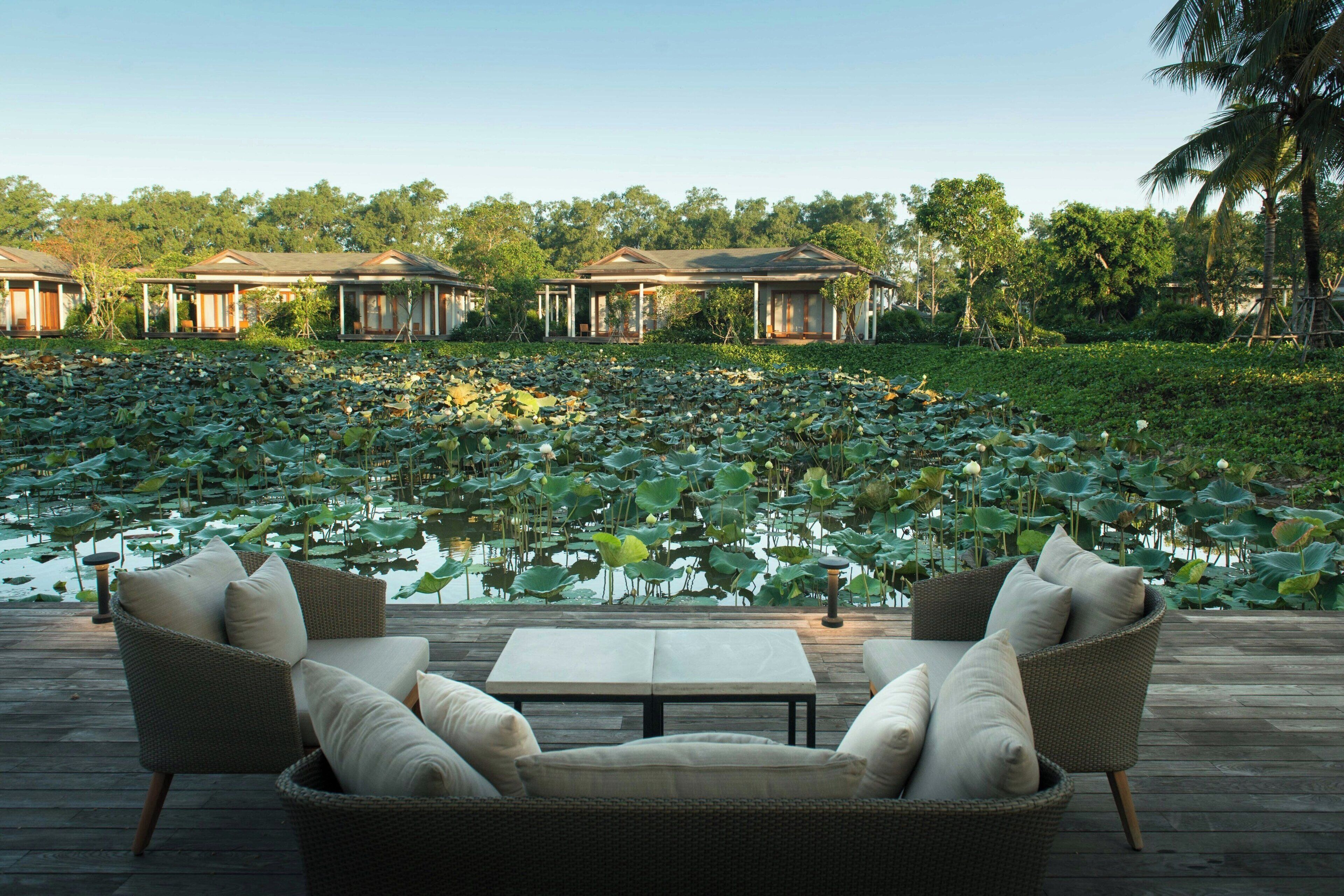 Blick von der Unterkunft