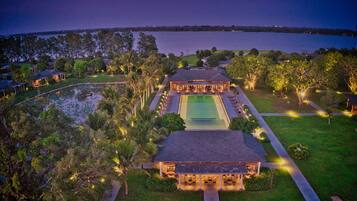Front of property - evening/night