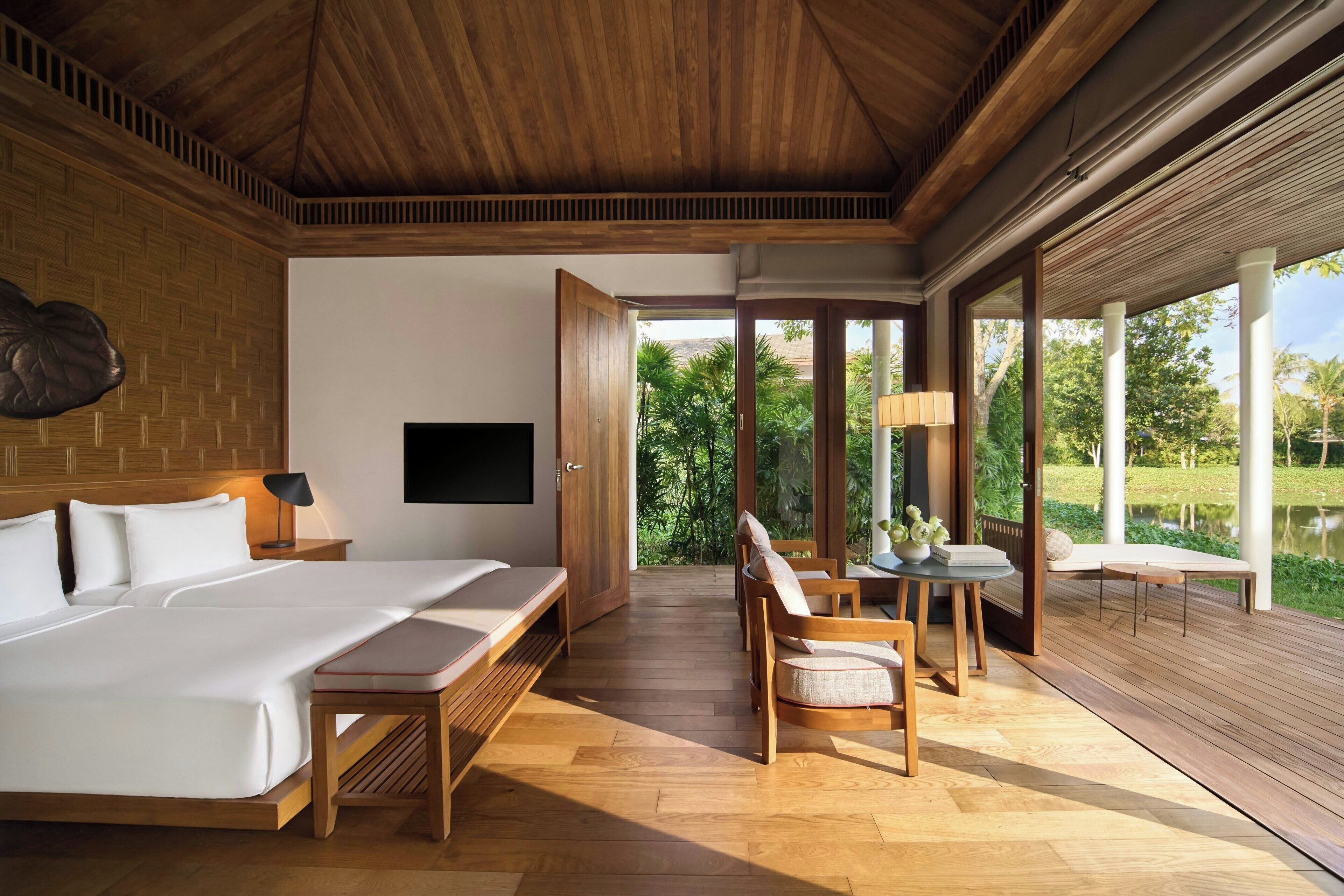 Bungalow, 2 Einzelbetten, Gartenblick | Hochwertige Bettwaren, Minibar, Zimmersafe, Schreibtisch