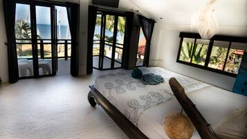 Exclusive Villa, 5 Bedrooms, Pool Access, Beachfront | 1 bedroom, in-room safe, individually furnished, laptop workspace