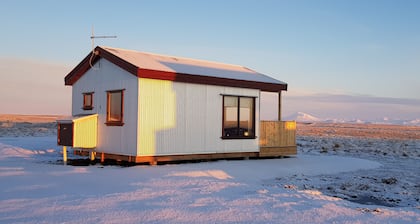 Hekla Cabin 1 Volcano and Glacier View