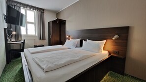 Economy Double Room | Premium bedding, down comforters, in-room safe, desk