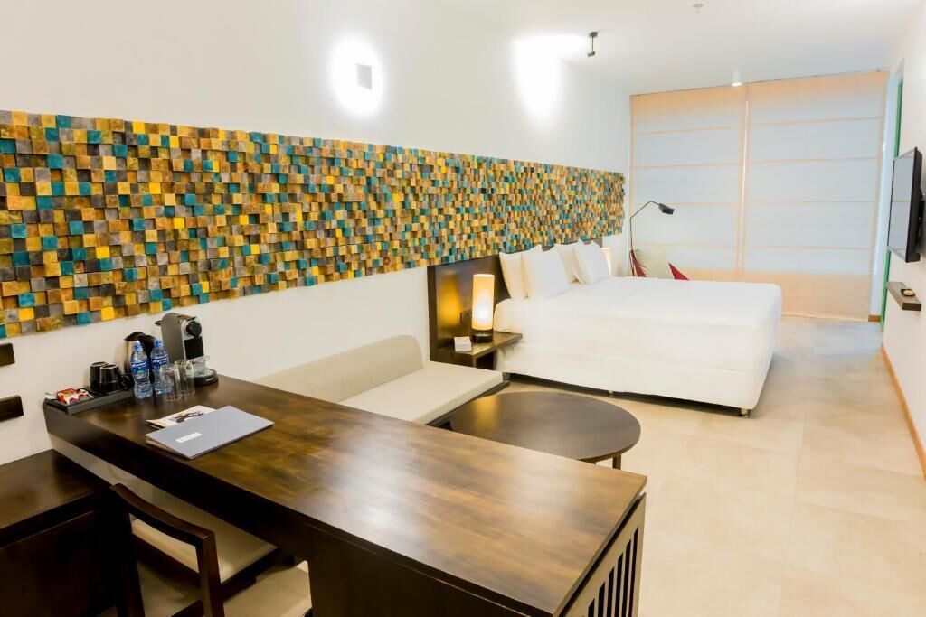 double or twin room | minibar, in-room safe, desk, laptop workspace