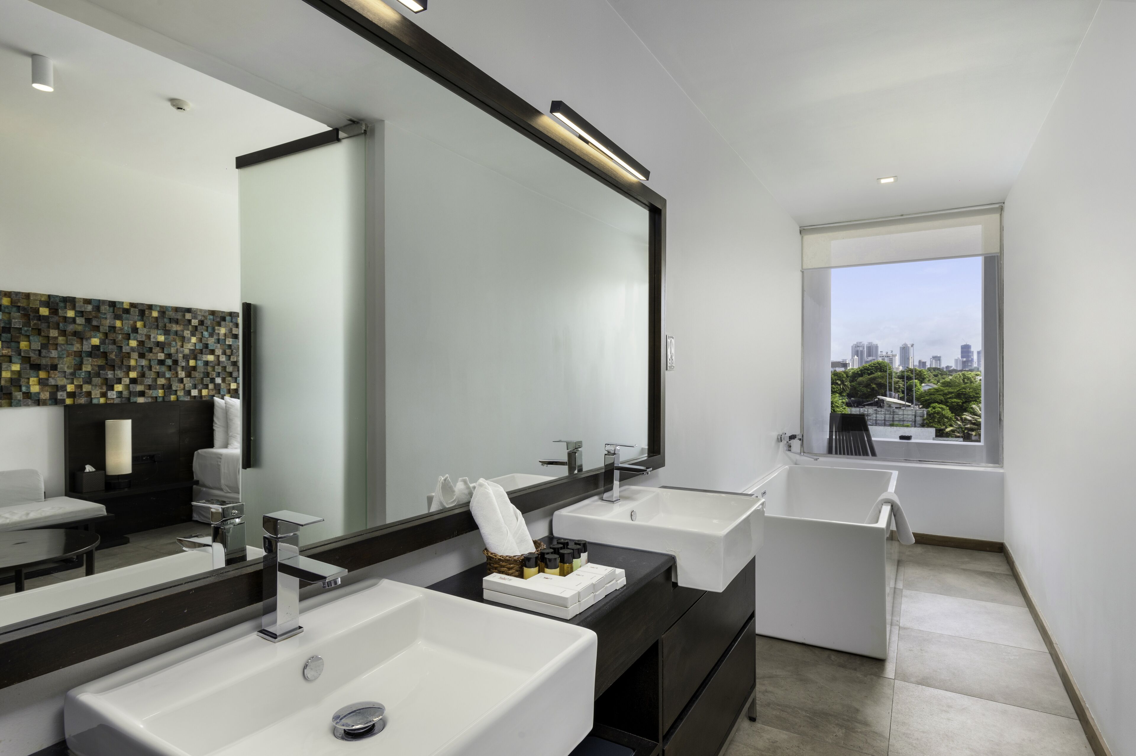 double or twin room | minibar, in-room safe, desk, laptop workspace