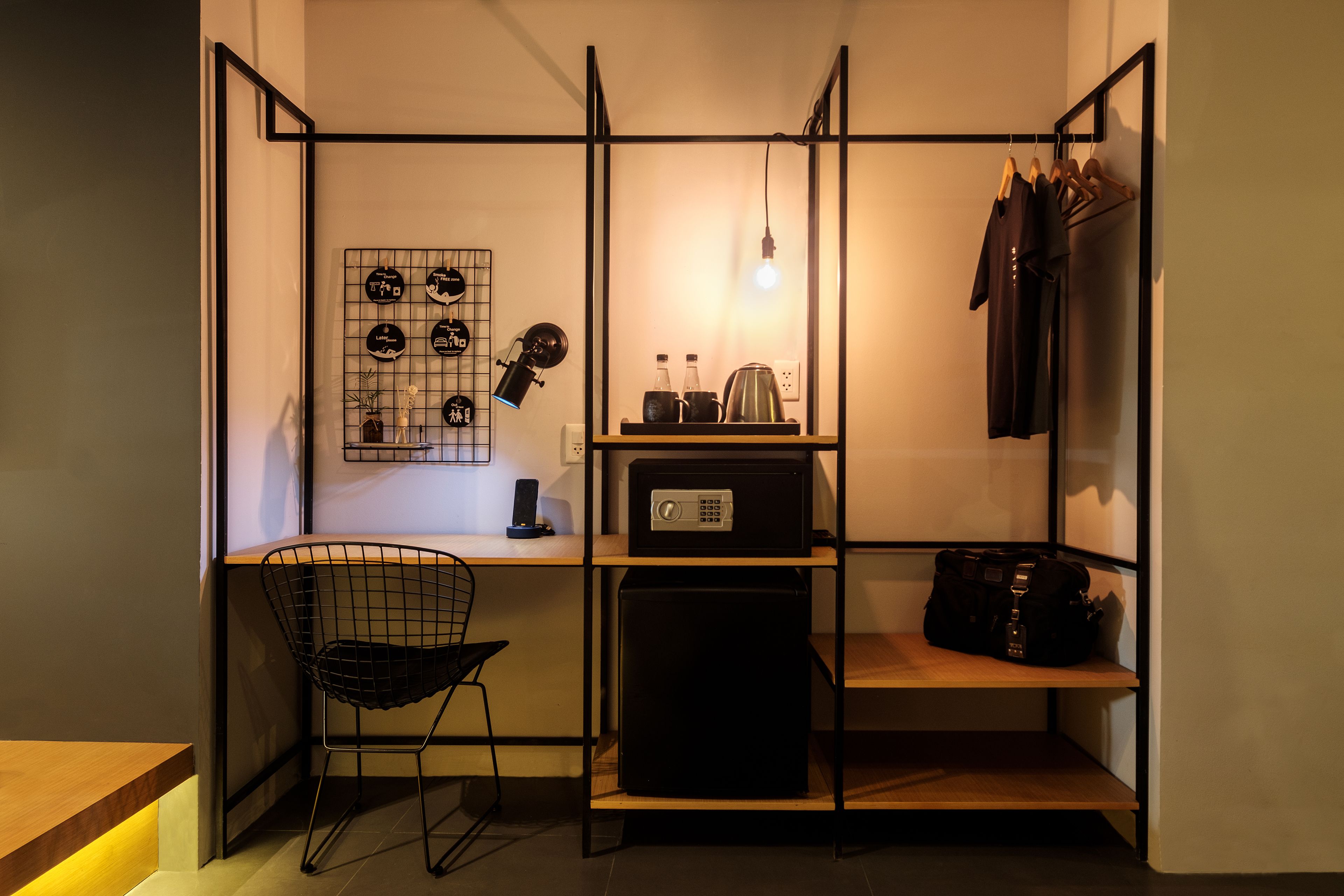 cozy double nest - free laundry, minibar | free minibar, in-room safe, desk, soundproofing