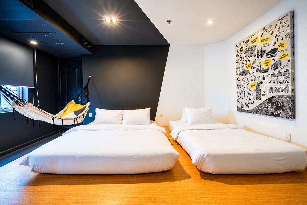 Family Nest - Free laundry, Minibar | Free minibar, in-room safe, desk, soundproofing