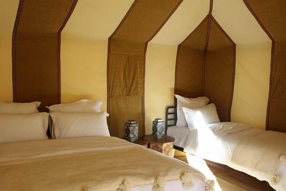 Superior Tent | In-room safe, individually decorated, individually furnished