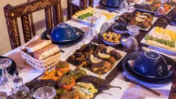 Daily local cuisine breakfast (MAD 30 per person)