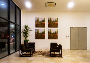 Sala de estar en el lobby