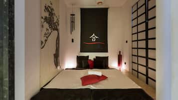 Sauna, hammam, soins corporels, enveloppements corporels