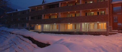 Front of property – evening/night