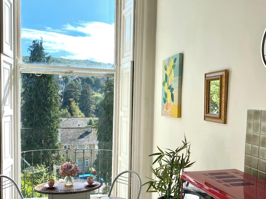 Superior Apartment, 1 Bedroom, Hill View | Private kitchen | Coffee/tea maker, fridge, microwave, oven