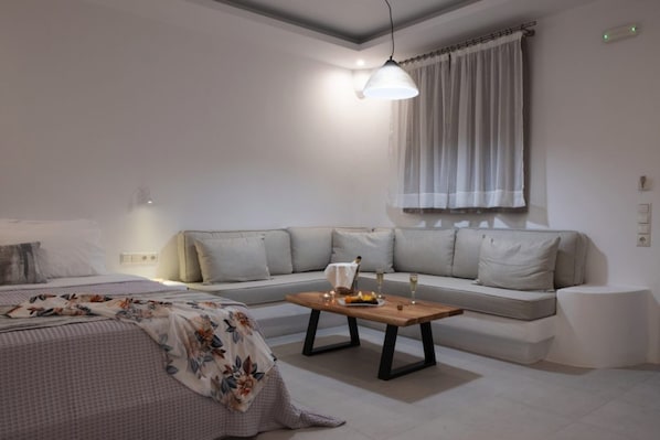 Executive-sviitti | 1 makuuhuone, tallelokero huoneessa, ilmainen Wi-Fi, vuodevaatteet