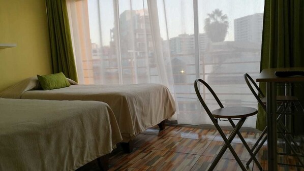 Minibar, desk, blackout curtains, free WiFi