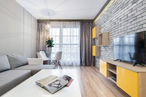 Appartement Deluxe, 1 chambre | Salle de séjour