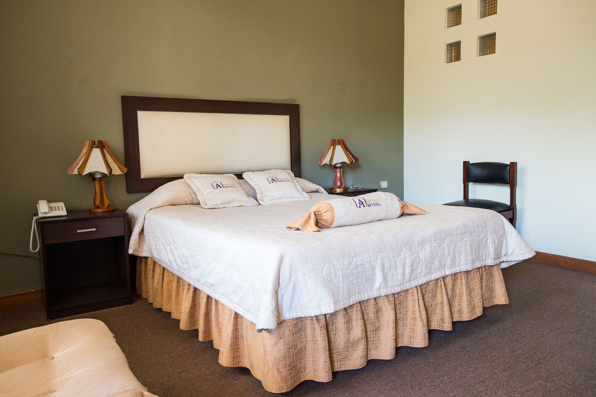 Double Room, 1 Double Bed | 1 bedroom, premium bedding, minibar, desk