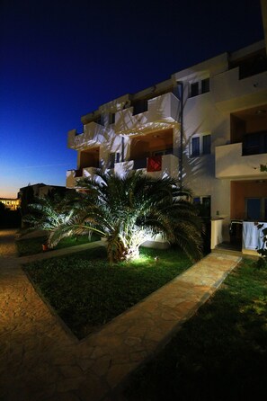 Front of property – evening/night