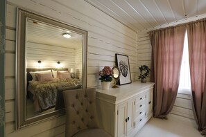 Luxe kamer, 1 twee- of 2 eenpersoonsbedden, 1 kingsize bed, privébadkamer | 1 slaapkamer, lakens van Egyptisch katoen, luxe beddengoed