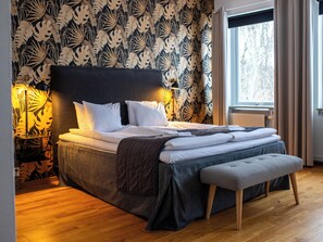 Superior Room | Premium bedding, blackout curtains, iron/ironing board, free WiFi - Hensbacka Hotell (Munkedal)