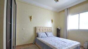 Apartment, 2 Bedrooms | 2 bedrooms, desk, blackout curtains, individually decorated - Complexe Riviera Beach (M'diq)