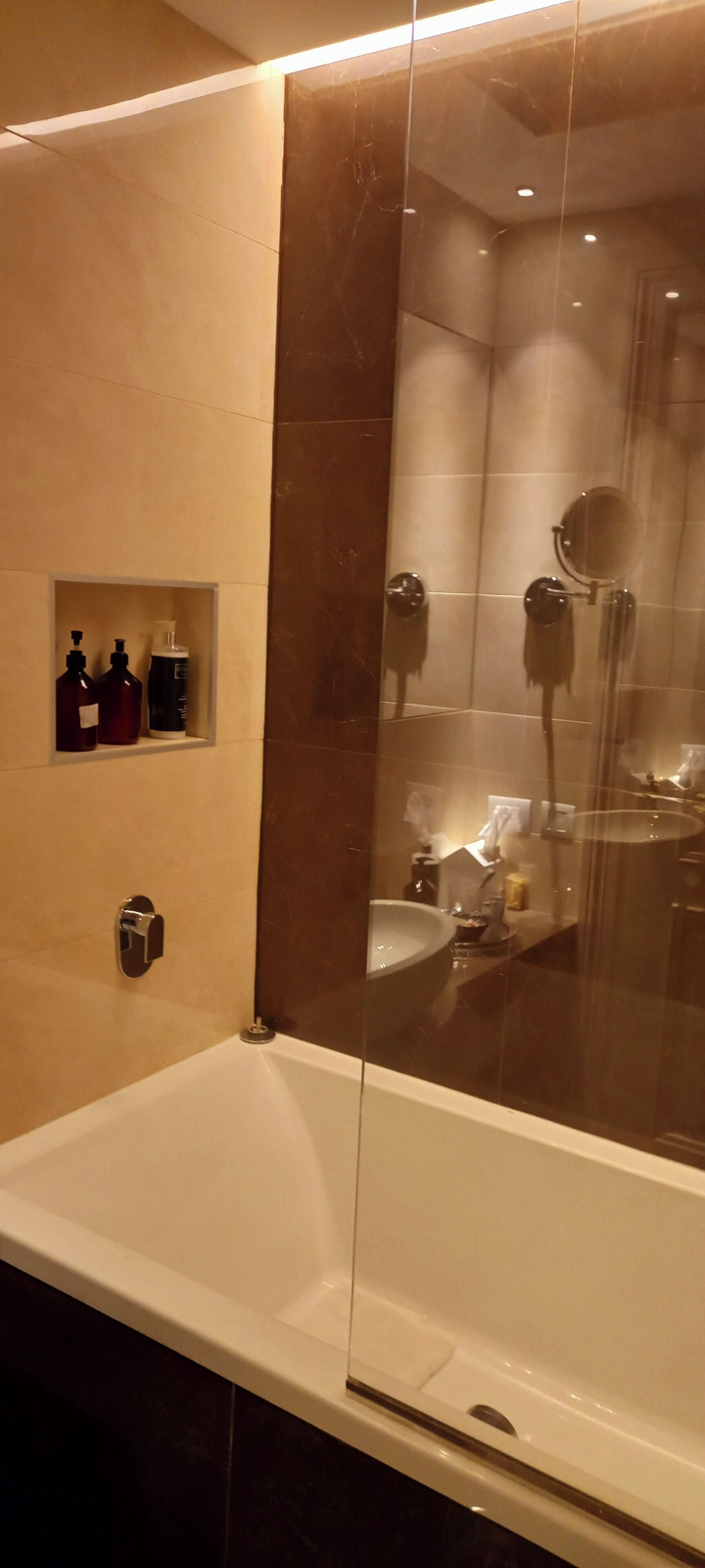 free toiletries, hair dryer, slippers, bidet