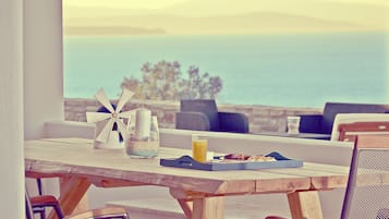 Luxury Villa, 1 Bedroom, Sea View | Terrace/patio