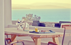 Luxury Villa, 1 Bedroom, Sea View | Terrace/patio