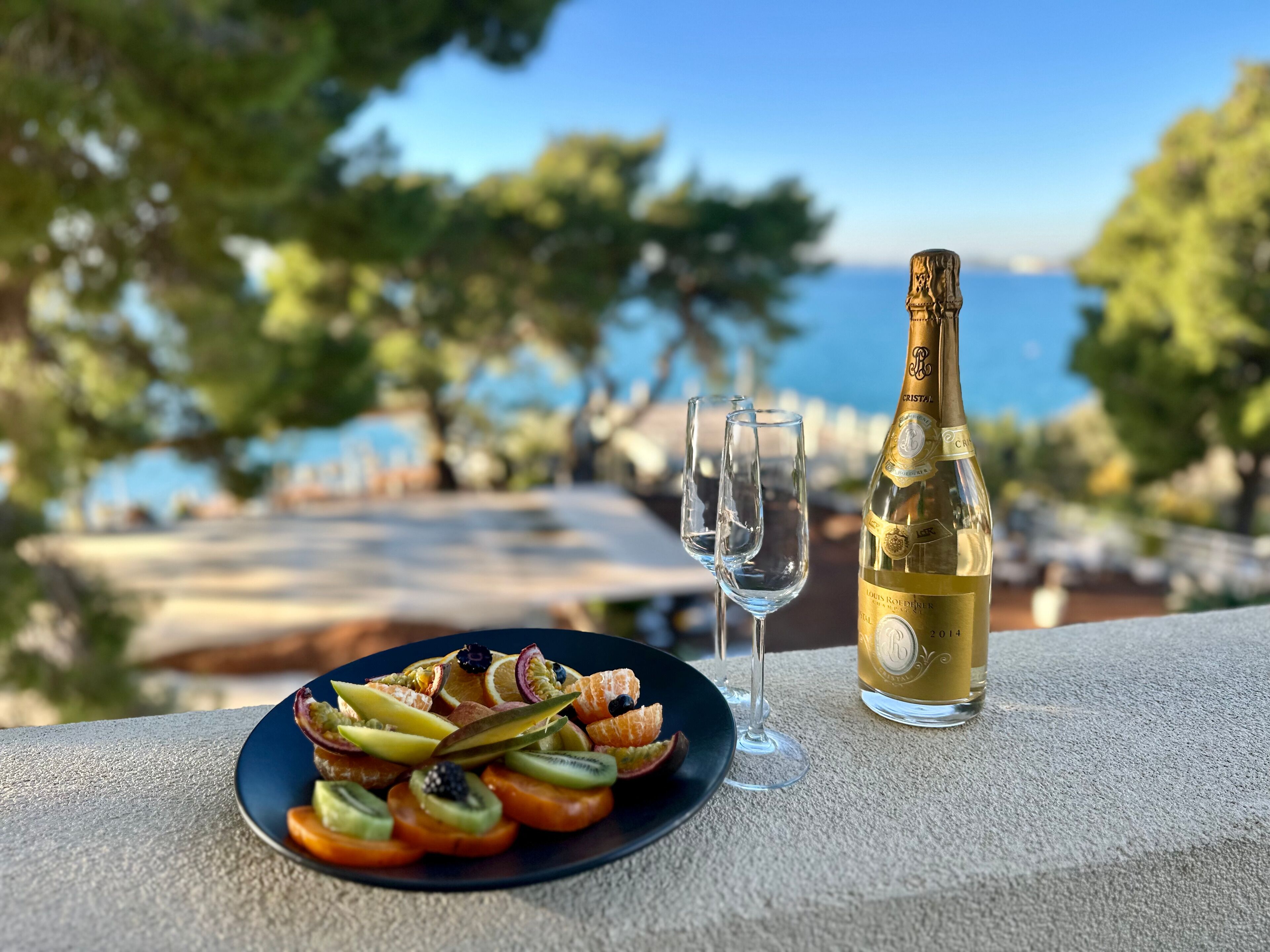 deluxe double room, sea view | terrace/patio