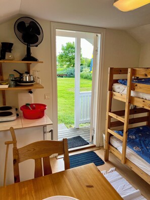 Blackout curtains, iron/ironing board, free WiFi