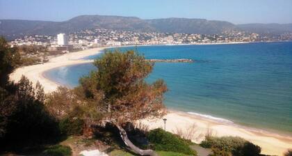 Le Lavandou: 1-BR apartment, sleeps 4, terrace, pets allowed, optional parking