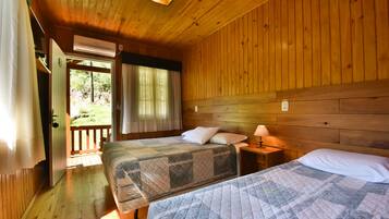 Standaard chalet | Uitzicht vanuit de kamer