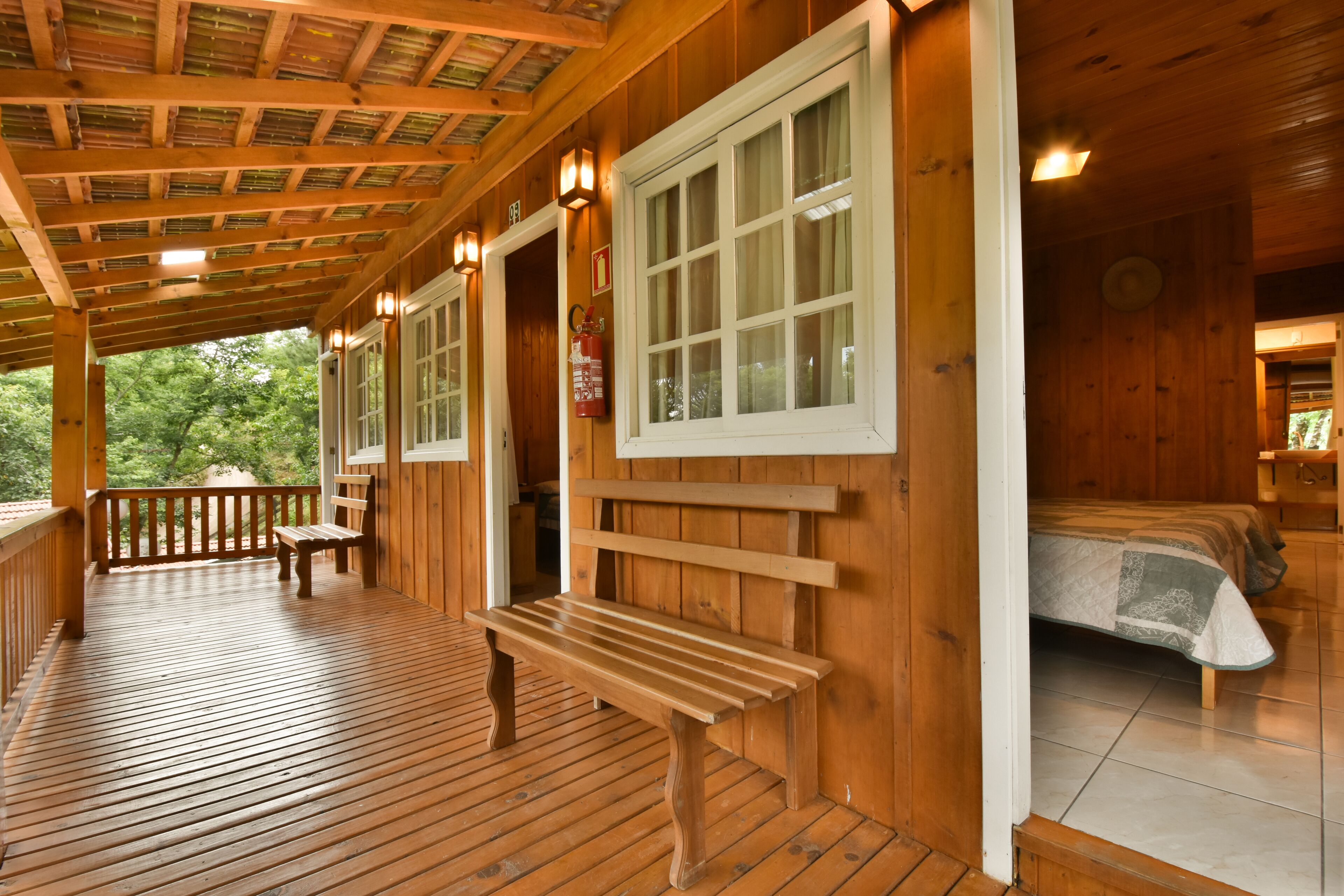 Chalé standard | Vista do quarto