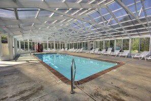 Indoor pool, a heated pool